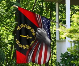 Black Heritage Flag And American Flag African Black American Heritage Flag 1976 For Sale FL56