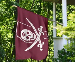 Mississippi State Pirate Flag Leach Pirate Lawn Flag Outdoor Decor FL56