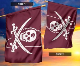 Mississippi State Pirate Flag Leach Pirate Lawn Flag Outdoor Decor FL56
