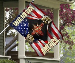 Jesus Bring Him Back America Flag Patriot Flag Unique Christian Gifts For Christmas Decor FL56