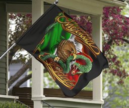 Mexican Pride Flag National Mexico Coat Arms With Eagle & Snake Flag For Yard Mexican Gifts FL56