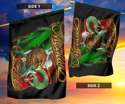 Mexican Pride Flag National Mexico Coat Arms With Eagle & Snake Flag For Yard Mexican Gifts FL56