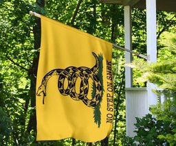 No Step On Snek Flag Gadsden Flag Yellow Flag With Snake Don't Tread On Me FL56