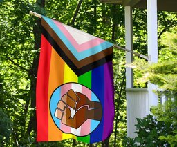 Black Trans Lives Matter Flag LGBT Progress Les Gay Bi Trans Pride LGBTIQA Flag Decor Gift FL56