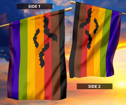 Halloween Pride Flag Bat Philadelphia Pride Flag Halloween Theme Decorations FL56