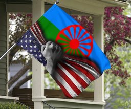Billy Joe Saunders Gypsy Flag For Sale Flag Of The Romani American People Billy Joe Saunders Flag FL56