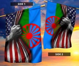 Billy Joe Saunders Gypsy Flag For Sale Flag Of The Romani American People Billy Joe Saunders Flag FL56