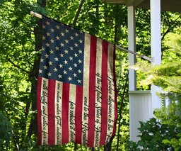 I Pledge Allegiance To The Flag United States Of America Patriotic Banner Rustic Decor FL56