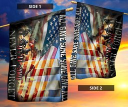 9 11 2001 Never Forget All Gave Some Some Gave All Flag 343 Firefighters Memorial Patriot Day FL56