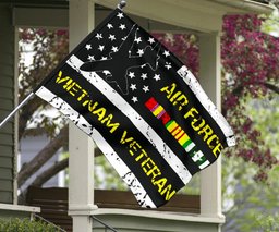 Vietnam Veteran Air Force Flag Proud Vietnam Vet Flag Patriotic Outdoor Yard Decor FL56
