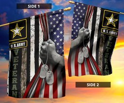 US Army Veteran Inside American Flag Pride Flag For Yard Decor Thanks For Serving Of Army Vets FL56