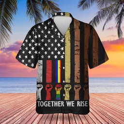American Together We Rise Flag Juneteenth Be Kind Asl Flag Blm Patriotic Gifts FL56