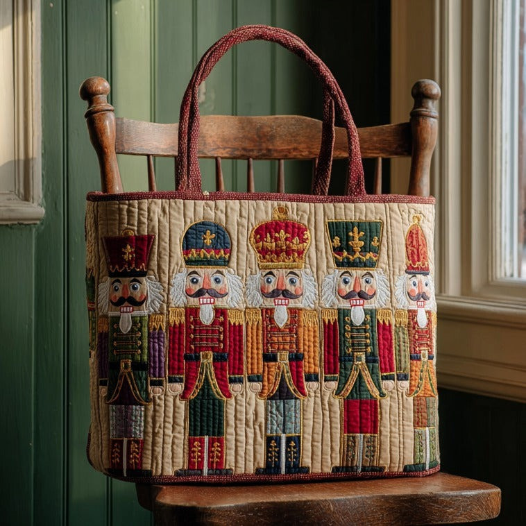Christmas Nutcrackers Quilted Tote Bag Best Christmas Gifts For Sister TTB57