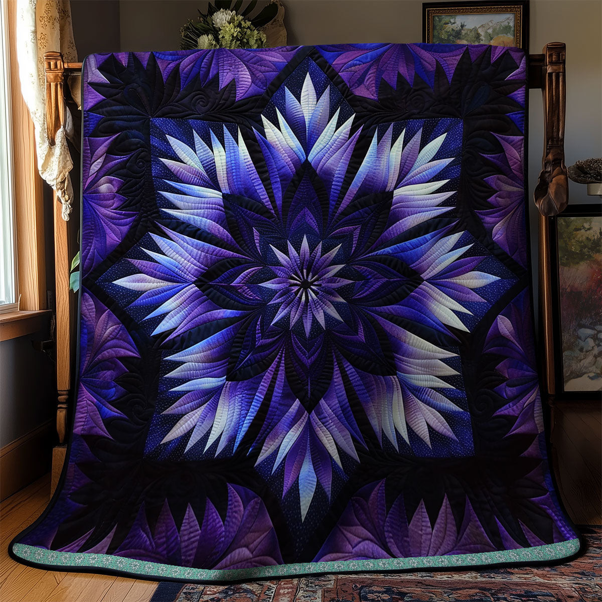 Halloween Spooks Quilt Blanket - Halloween-Themed Bedding for Spooky Season Gifts and Decor QL510