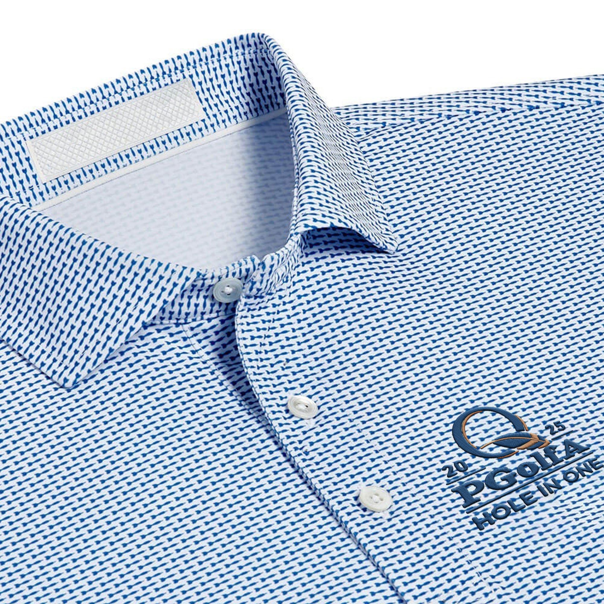 2025 PGolfA Hole In One Embroidery Polo Shirt, Funny Golf Shirt, Christmas Golf Gift SH818