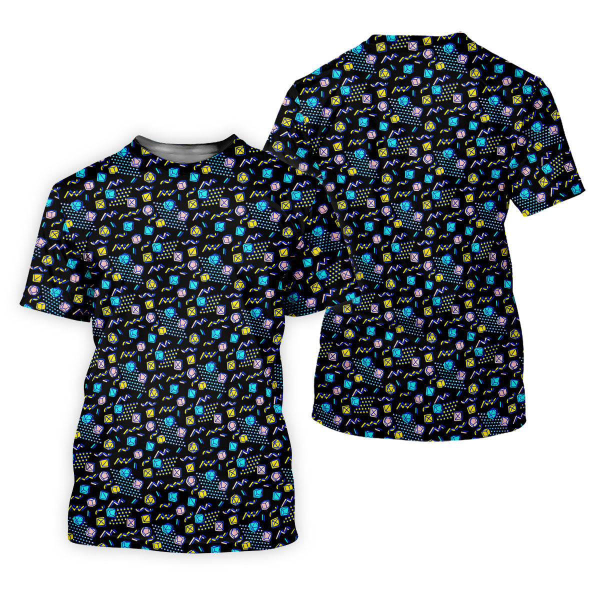 90s Dice Memphis Style Black Golf Shirt, Cute Golf Shirt, Women's Polo Shirt, Ladies Golf Shirts SH818