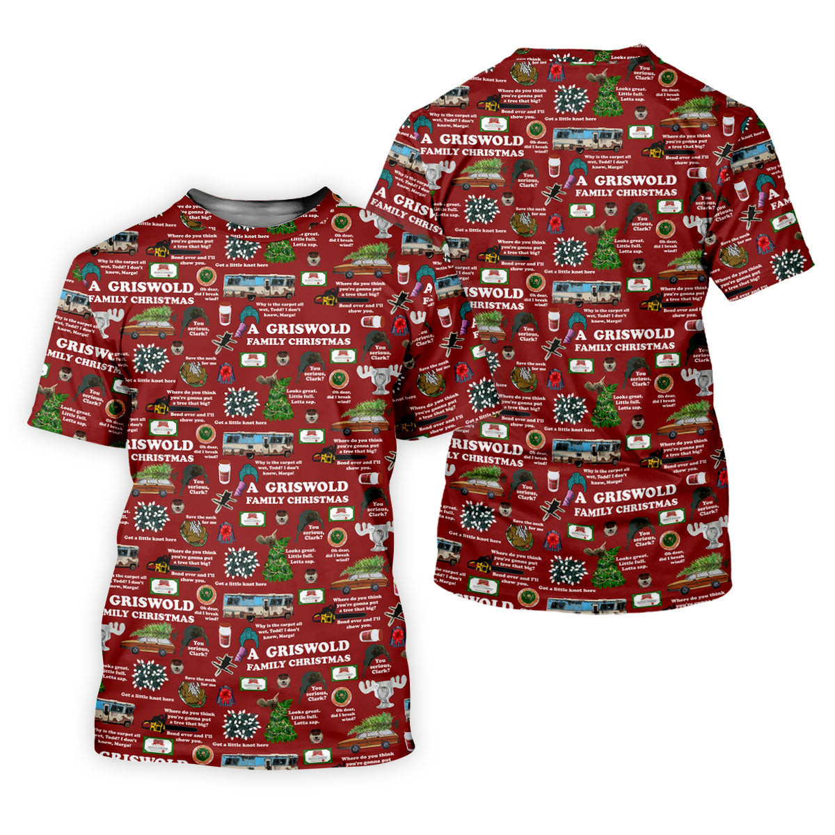A Griswold Family Christmas Men's Golf Polo Shirts, Christmas Golf Shirt, Polo Shirts For Men SH818