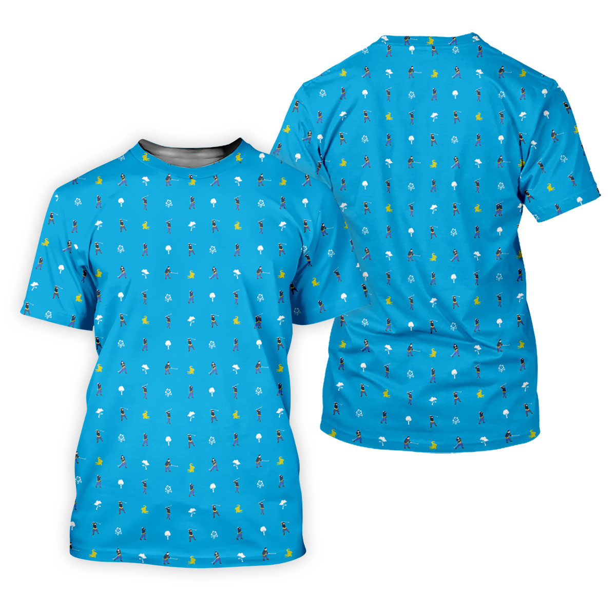 30th Anniversary Sport Movie Character Blue Golf Shirt, Men's Funny Golf Shirts, Golf Shirts For Men SH818