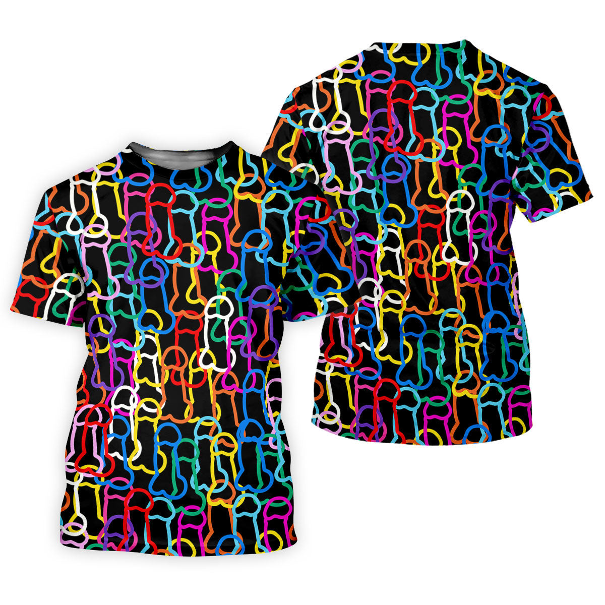 Adult Humor LGBT Rainbow Color Fun Women's Golf Shirts, Pride Month Celebrate Golf Shirt For Women SH818