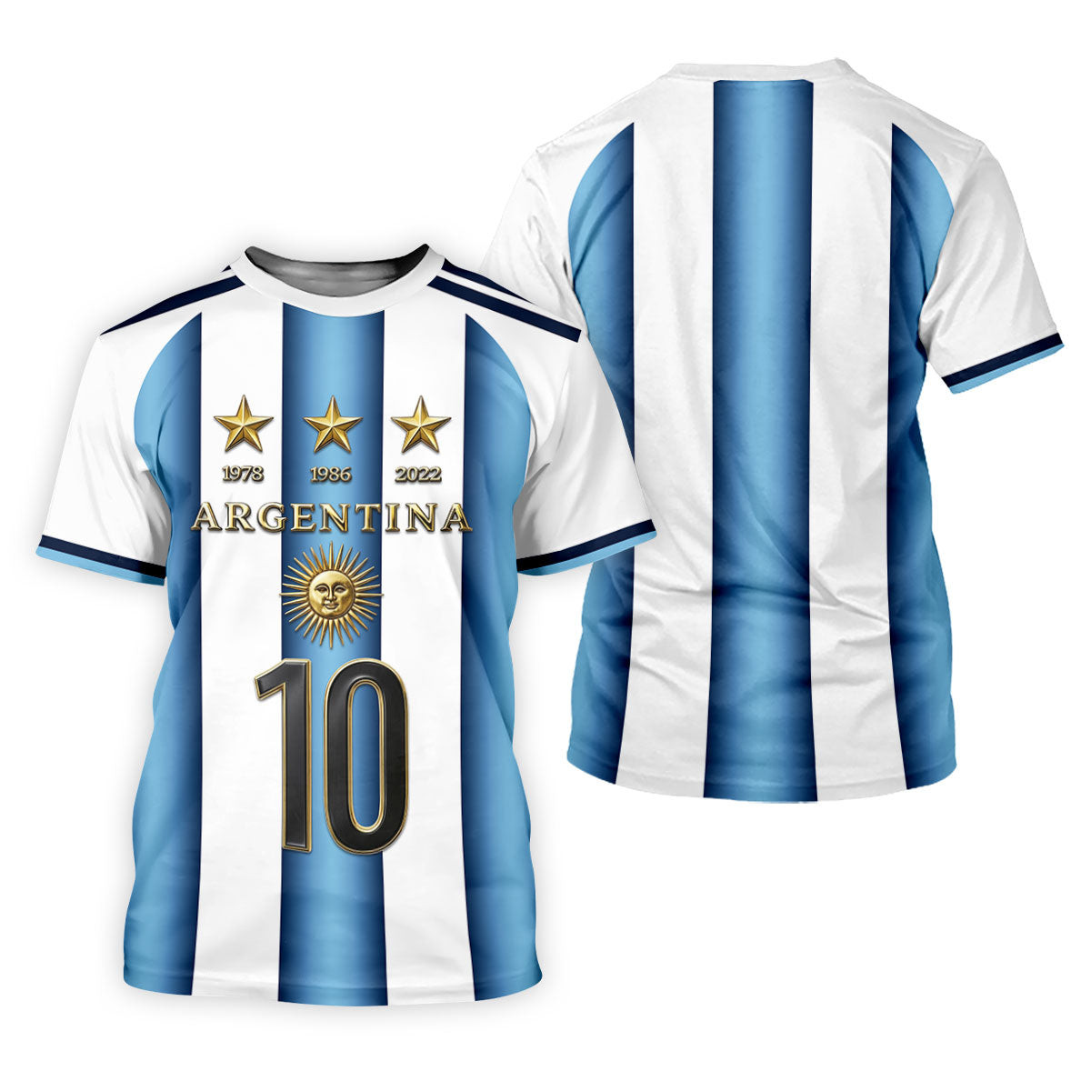 Argentina World Cup Sun Of May Ladies Golf Tops, Football Theme Golf Shirt For Women SH818