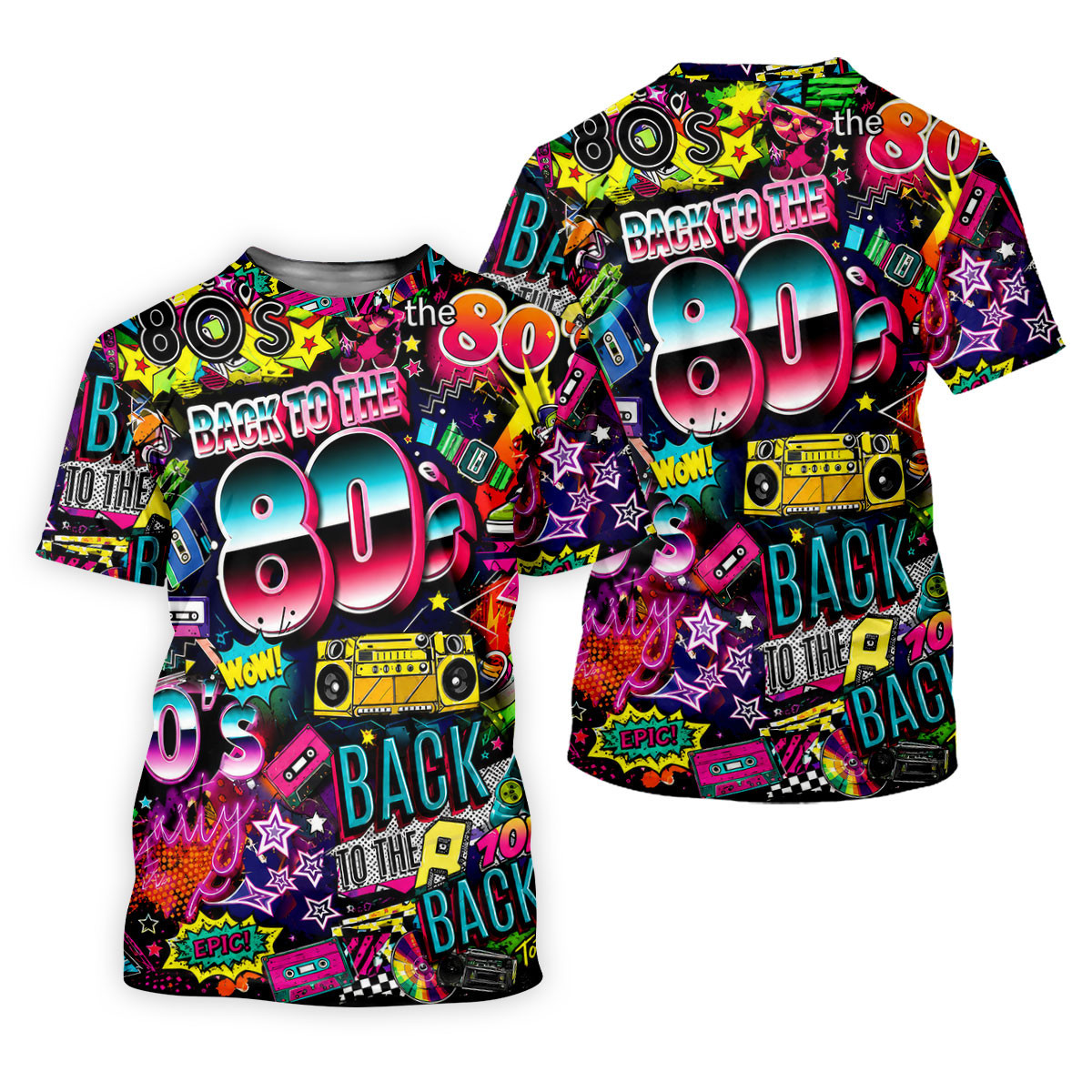 Back To The 80s Vintage Hawaiian Golf Shirt, Women's Golf Tops, Ladies Golf Shirts SH818