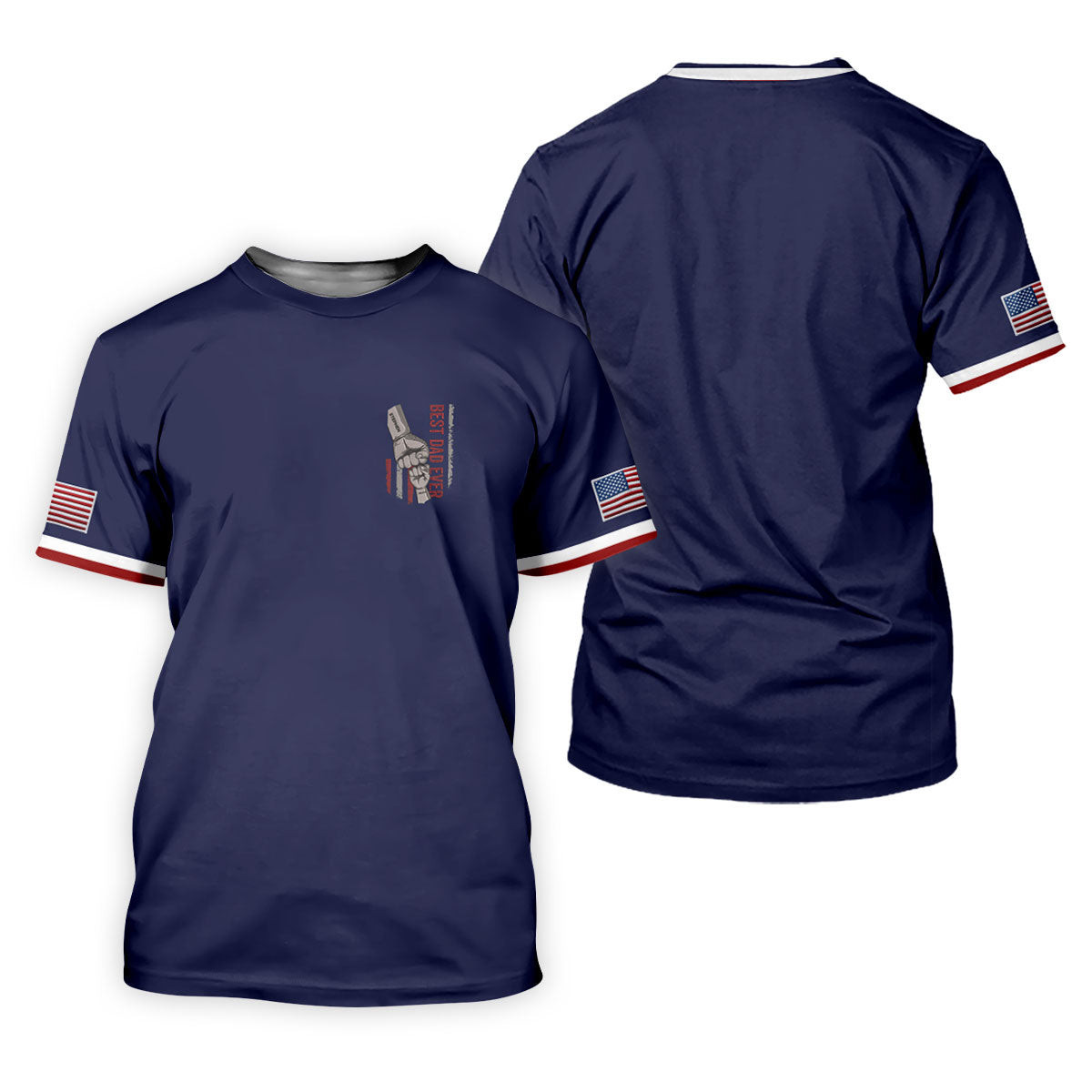 Best Dad Ever Father's Day Golf Shirt, Golf Gift For Dad, Golf Shirts For Men SH818