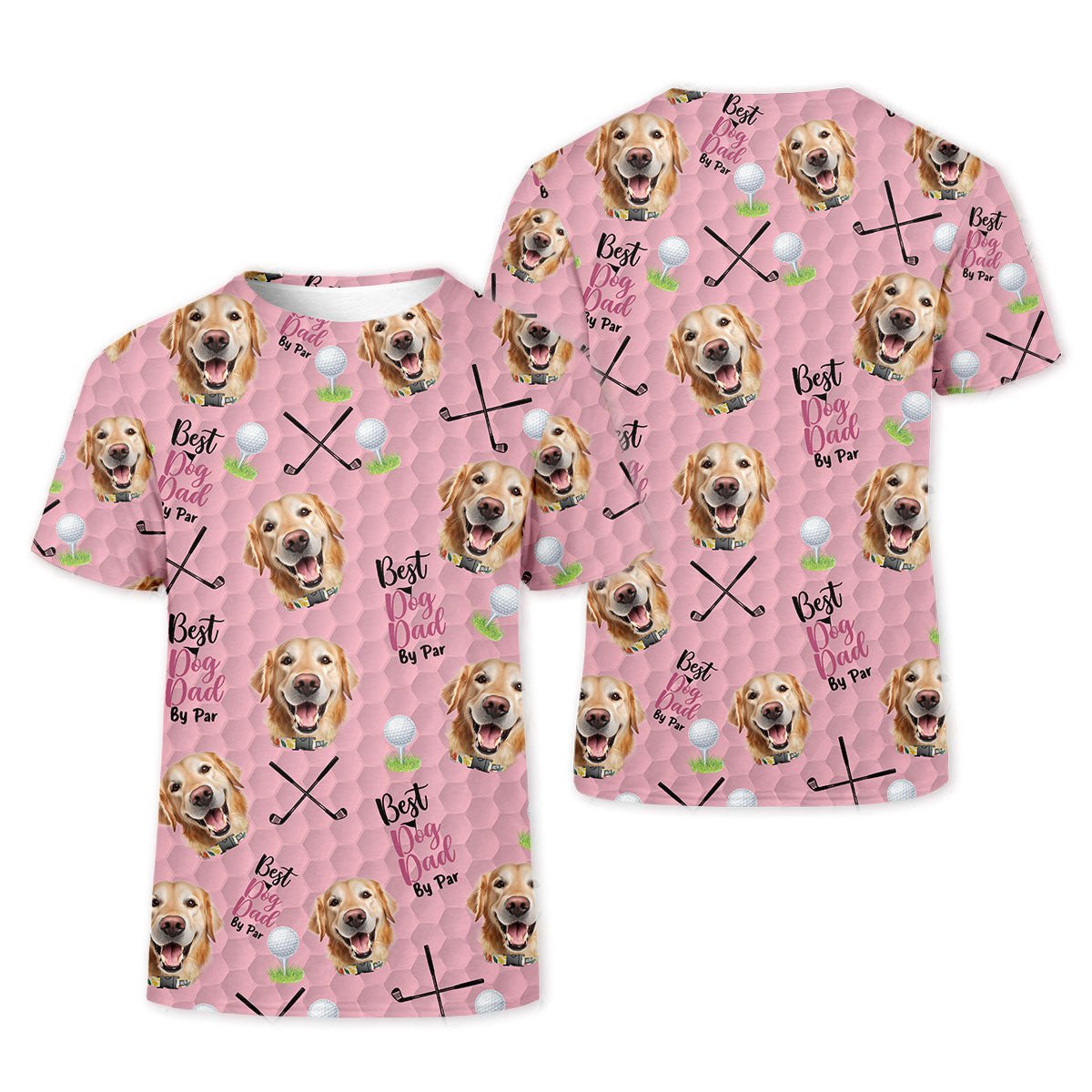 Best Dog Mom By Par Custom Face Womens Golf Polo Shirt, Ladies Golf Shirt, Mother's Day Gift SH818