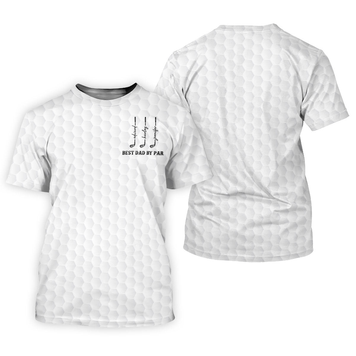 Best Dad By Par Father's Day Golf Shirt, Grandpa Golf Gift, Golf Gift For Dad, Polo Shirts For Men SH818