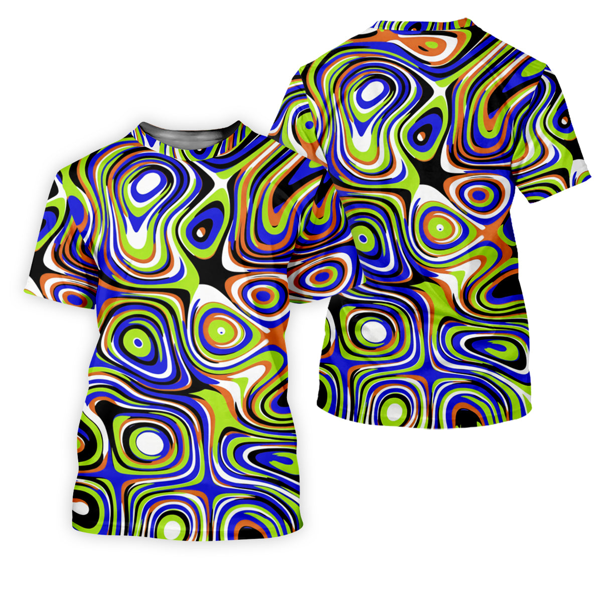 Blue And Green Fluid Art Cool Golf Shirt, Women's Golf Tops, Ladies Golf Shirts, Women's Polo Shirt SH818