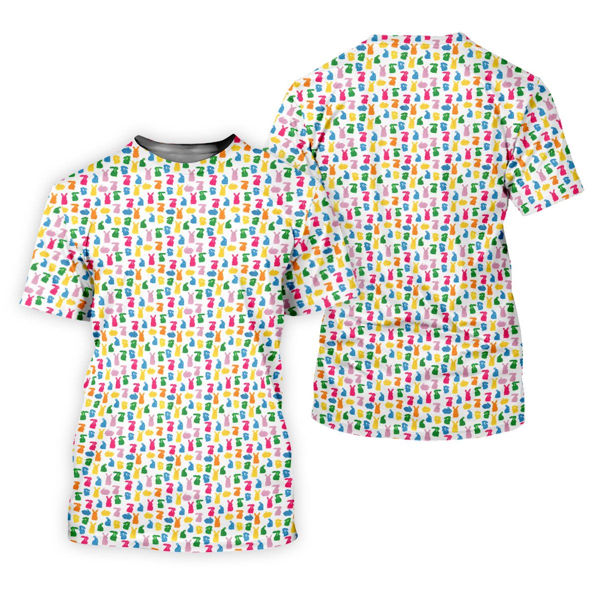 Bunny Hops Seamless Pattern Easter Golf Shirt, Women Golf Top, Fun Women's Golf Shirts, Ladies Golf Shirts SH818
