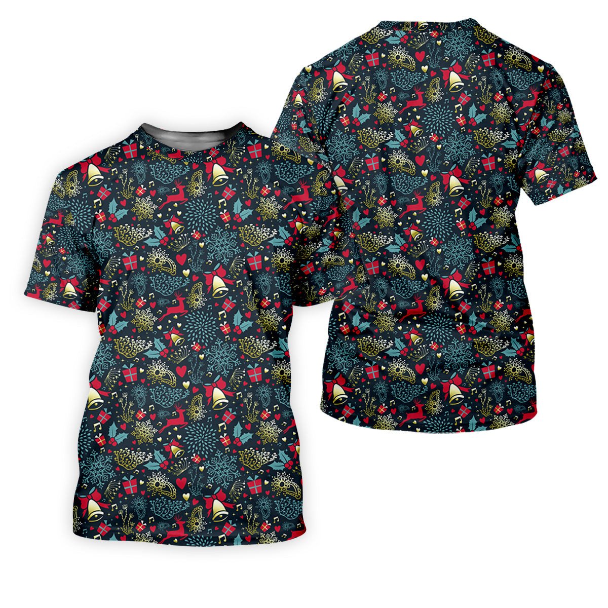 Christmas Reindeer Xmas Themed Women Golf Top, Christmas Golf Shirt, Ladies Golf Tops SH818