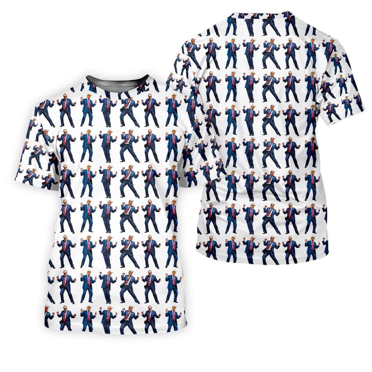 Christmas Trump Dancing Golf Tops For Men, Christmas Golf Polos Shirt, Men Golf Apparel SH818