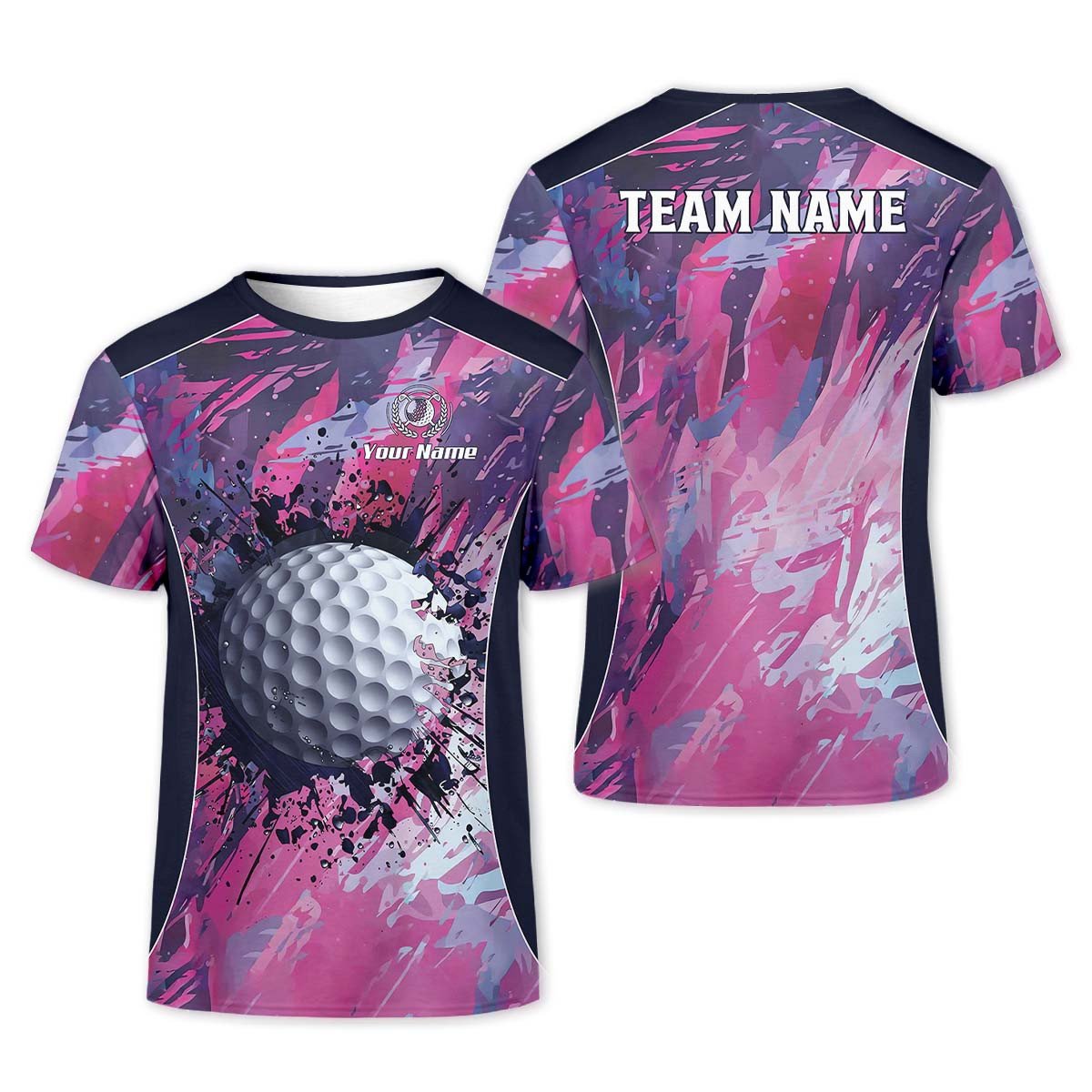 Colorful Golf Ball Custom Women Golf Polo Shirt, Golfing Apparel, Women Golf Gifts SH818