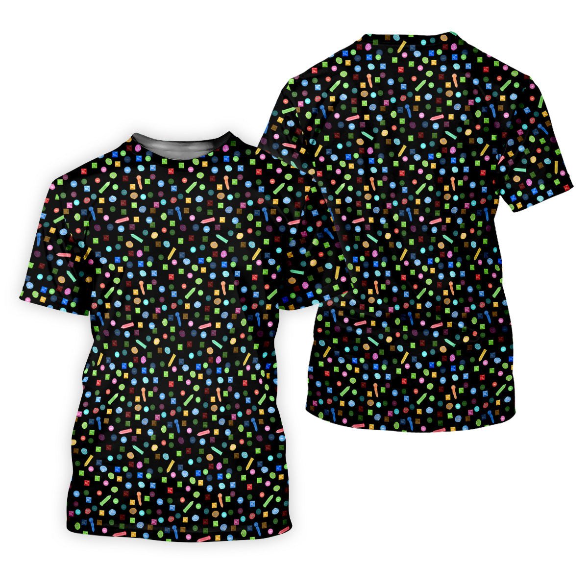 Colored Condoms Funny Style Black Golf Shirt, Women's Golf Tops, Valentines Golf Gift, Golf Gift For Ladies SH818