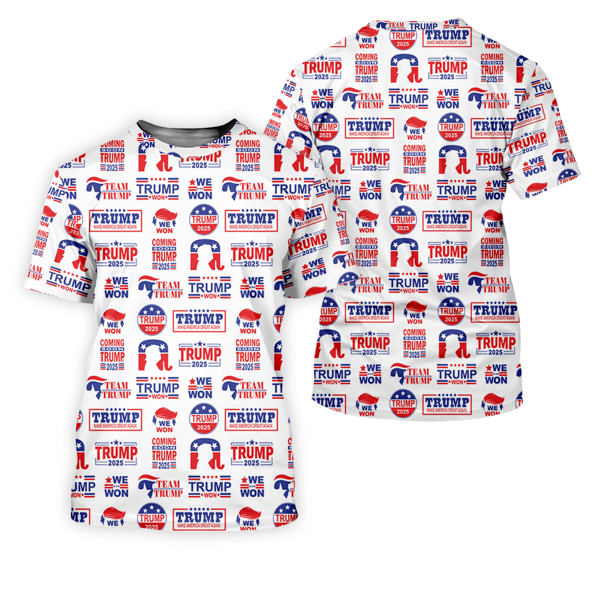Coming Soon Trump Pattern Christmas Golf Tops For Women, Christmas Golf Shirt, Women Golf Apparel SH818