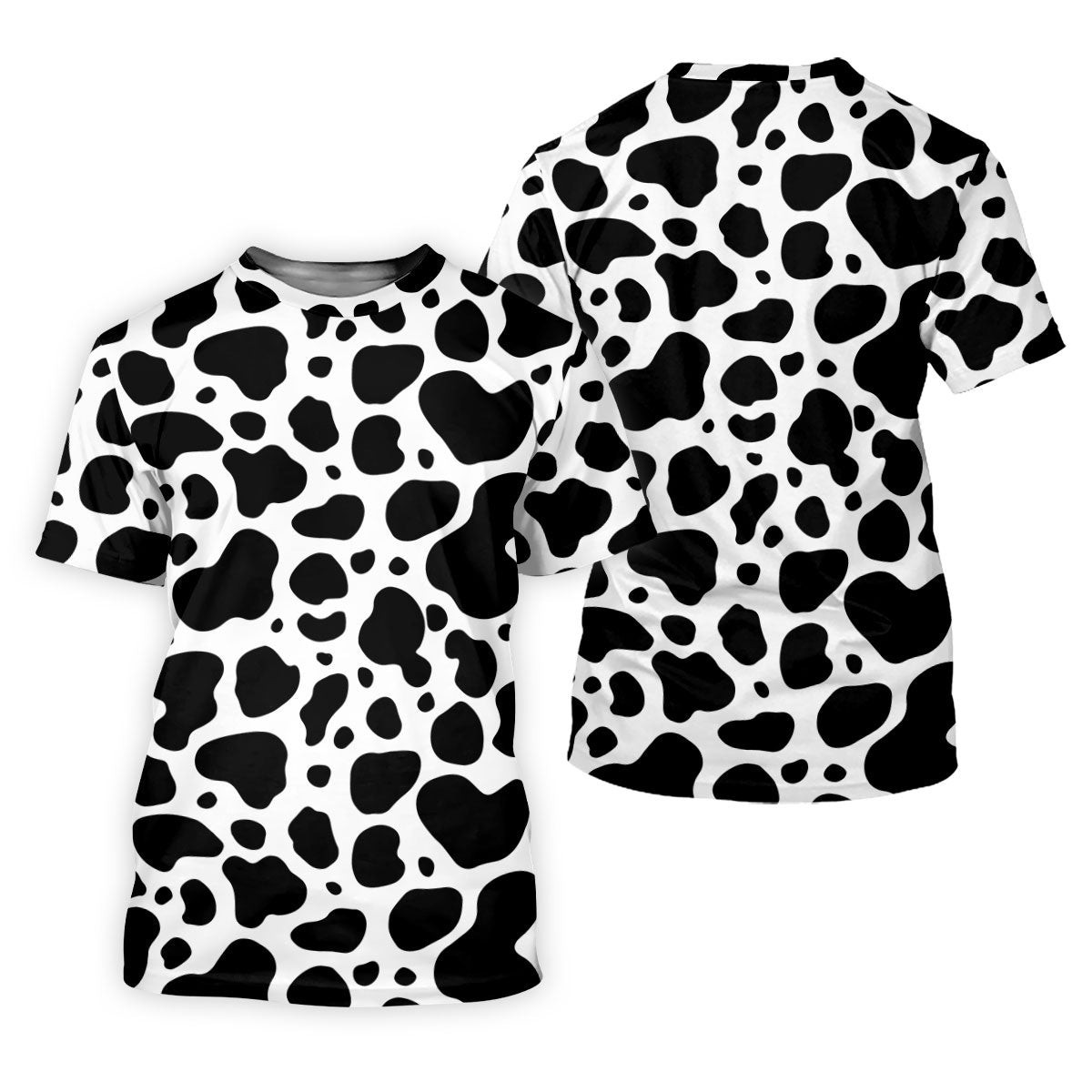 Cowhide Pattern Golf Shirt, Western Ranch Inspired Design, Golf Shirt For Men SH818