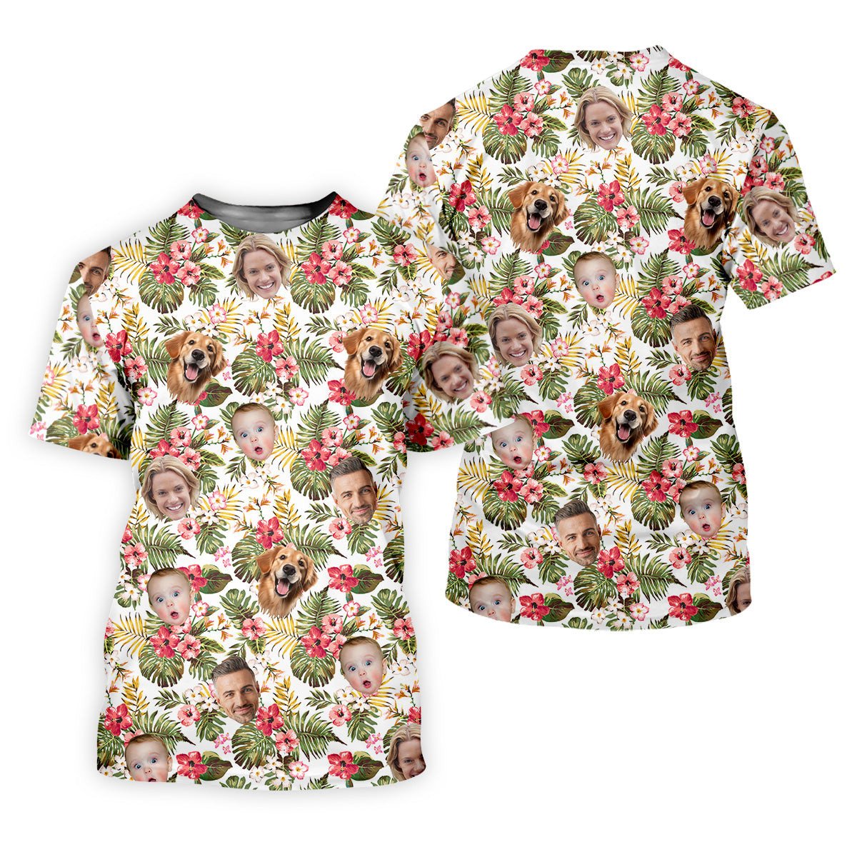 Custom Hawaiian Shirt With Face, Womens Golf Gifts, Women's Long Sleeve Golf Shirts, Ladies Golf Tops SH818