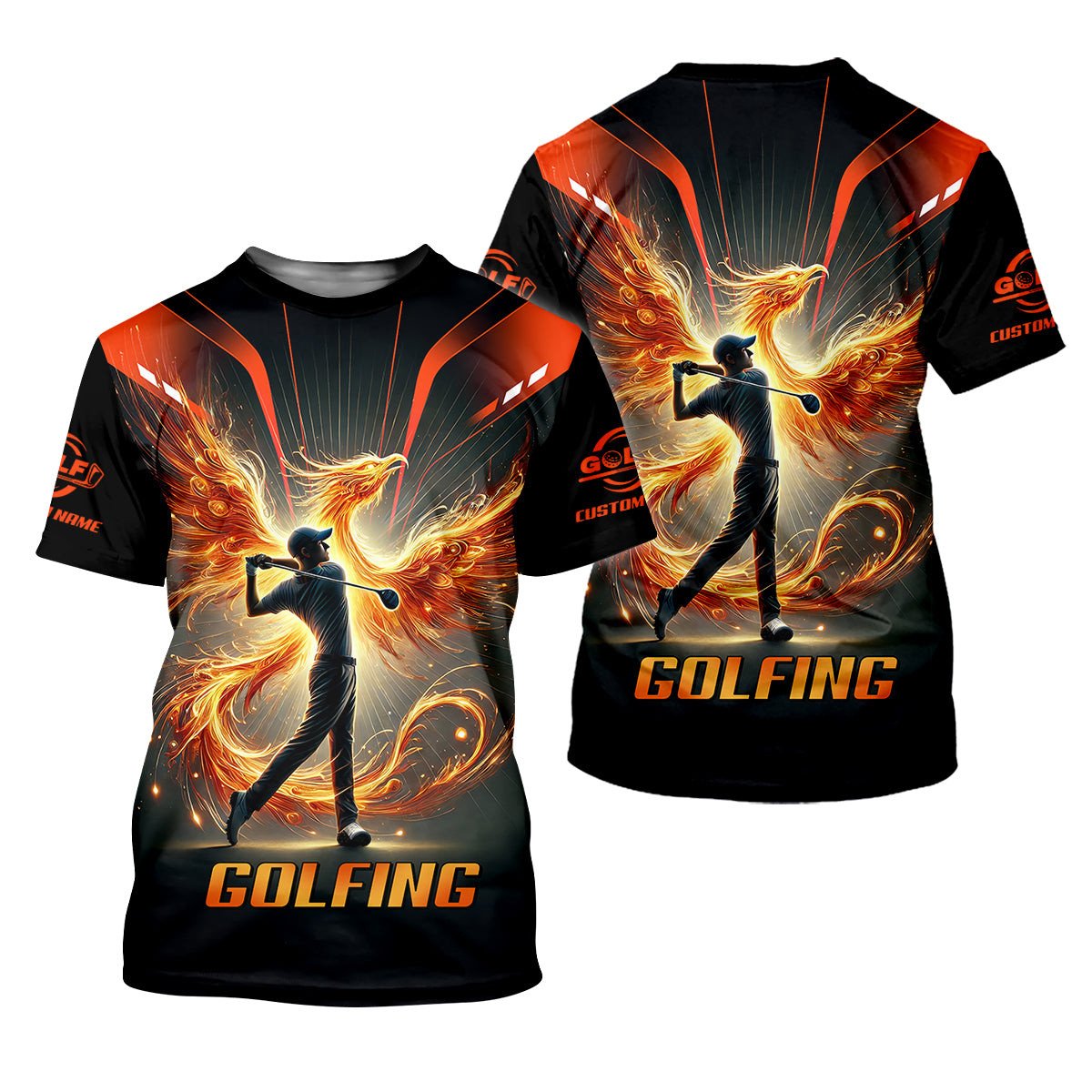 Custom Men's Golf Polo Shirt, Golfing Apparel, Golf Gifts For Men SH818
