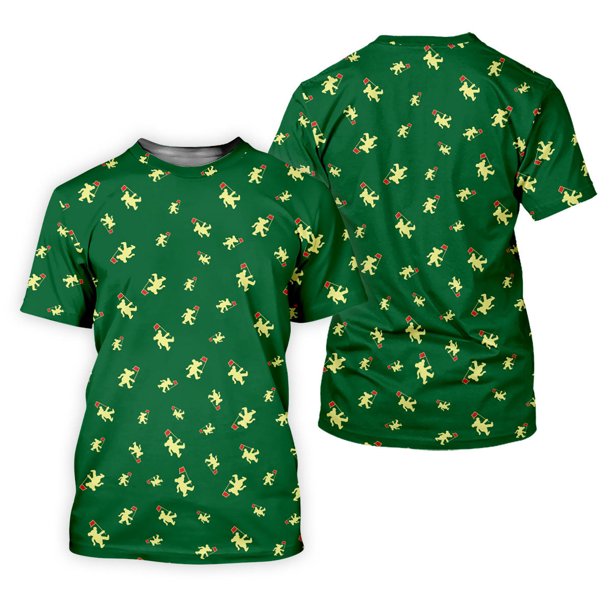 Dancing Bear Golf Tournament Shirt, Golf Shirts For Men, Polo Shirts For Men, Golf Gift For Men SH818