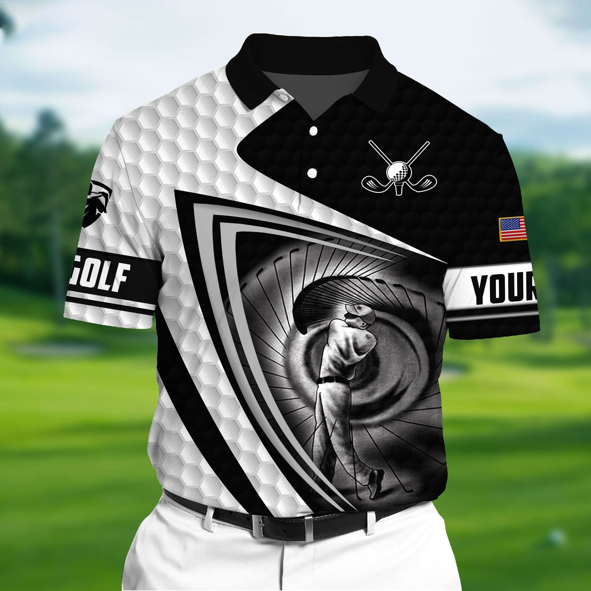 Customize Polo Golf Shirt, Golf Polos For Men, Gifts For Golf Lover SH818
