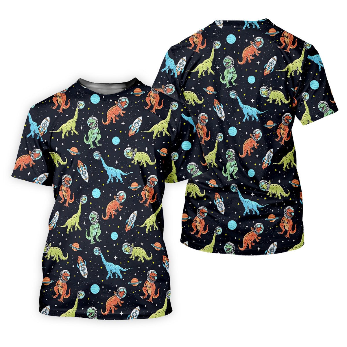 Dinosaur Space Golf Shirt, Women Golf Top, Gifts For Golf Lovers, Golf Gifts For Women, Ladies Golf Shirts SH818