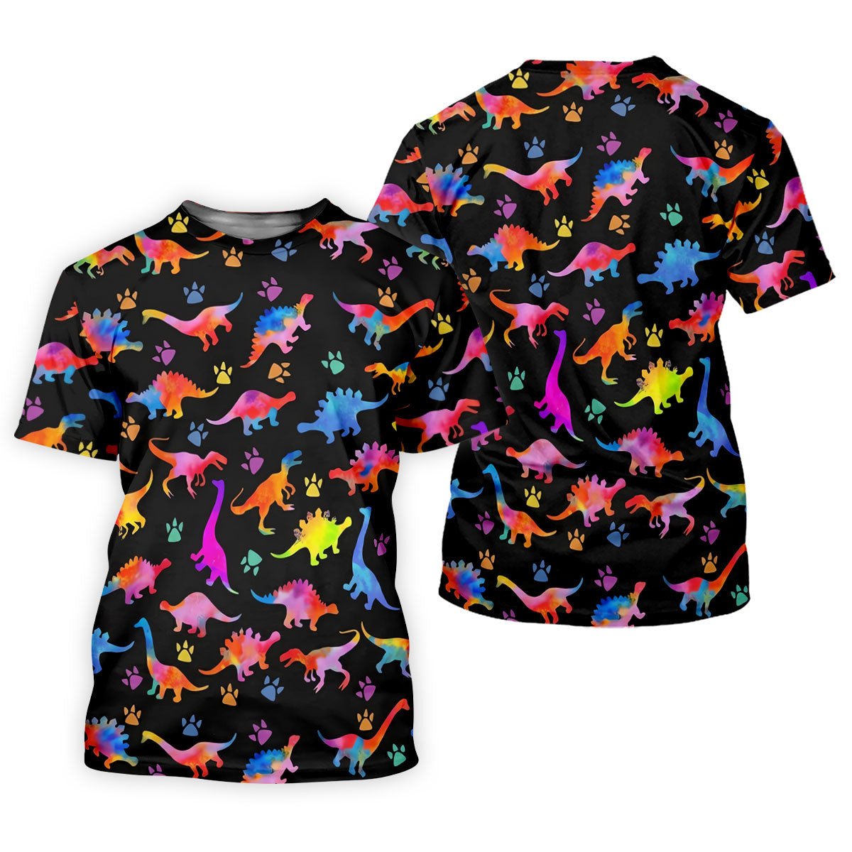 Dinosaur Lover Colorful Golf Shirt, Men's Golf Shirt, Golf Polo Shirts For Men SH818