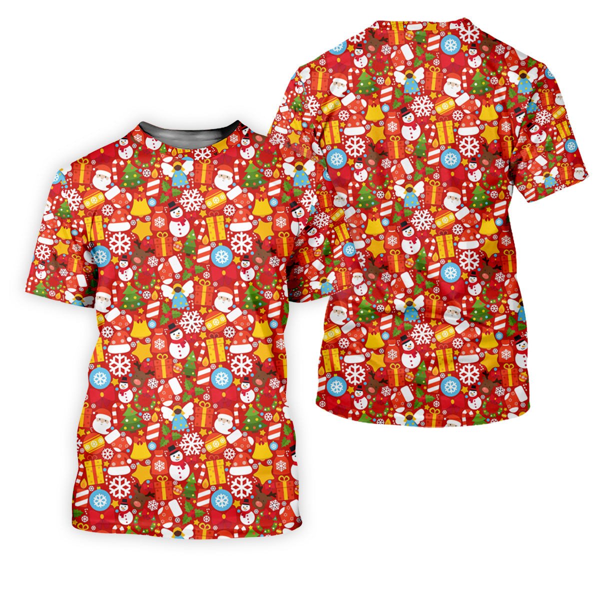 Festive Christmas Red Golf Shirt, Christmas Golf Shirt, Ladies Golf Shirts, Golf Gifts For Women, Golfing Apparel SH818