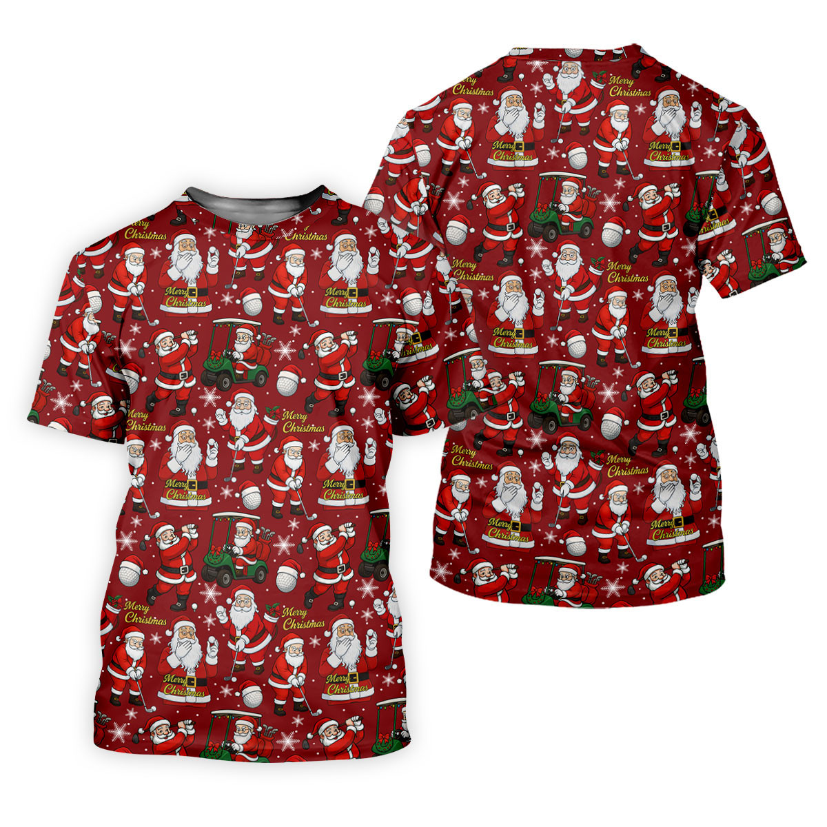 Funny Christmas Golf Polo Shirts, Christmas Golf Shirt, Women's Golf Tops, Ladies Golf Shirts SH818
