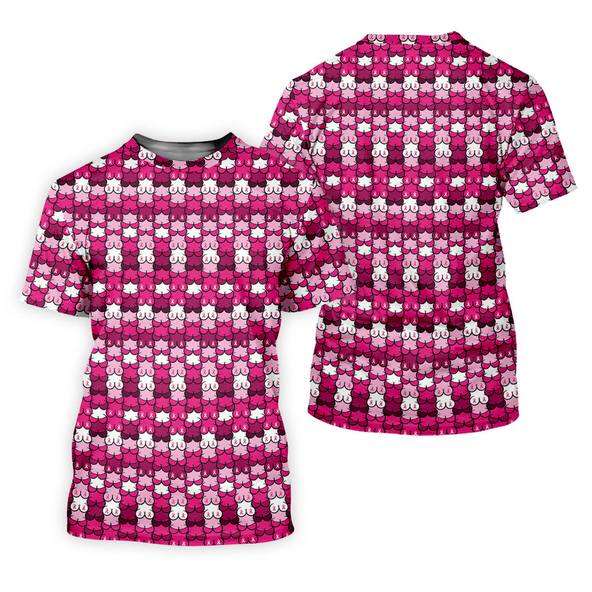 Breast Cancer Awareness Ribbon Womens Golf Shirt, Breast Cancer Awareness Shirt, Ladies Golf Shirt SH818