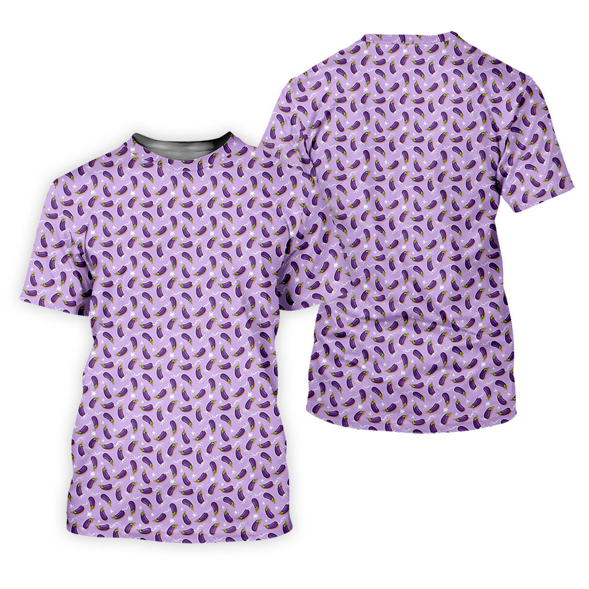 Funny Eggplant Purple Golf Shirt, Fun Golf Shirts For Men, Polo Shirts For Men, Golf Gift For Men SH818