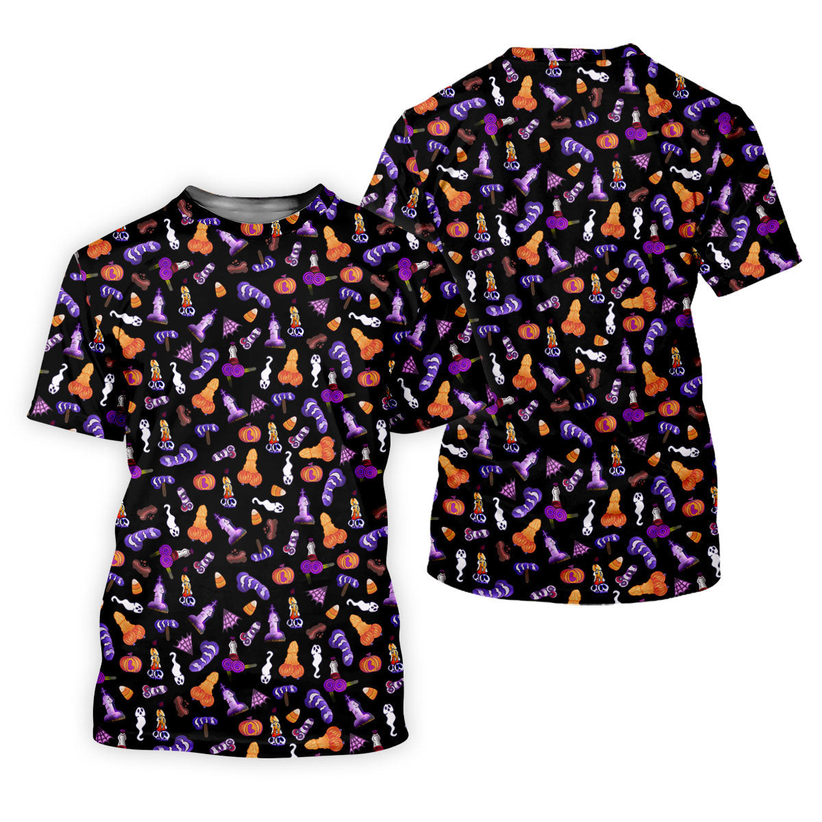 Funny Dirty Black And Purple Halloween Golf Shirt, Funny Golf Shirts Women, Ladies Golf Shirts SH818