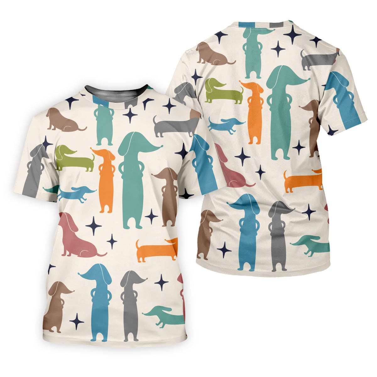 Funny Dachshund Hawaiian Golf Shirt, Retro Golf Shirt, Men's Golf Shirt, Polo Shirts For Men SH818