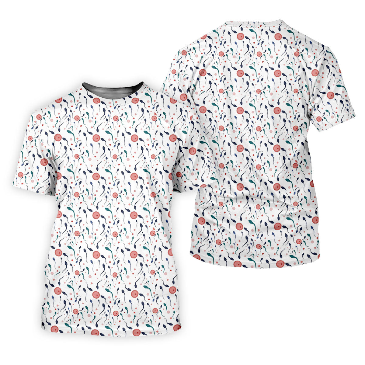 Funny Crazy Egg Fertilization White Golf Shirt, Golf Gifts For Valentine's Day, Polo Shirts For Men SH818