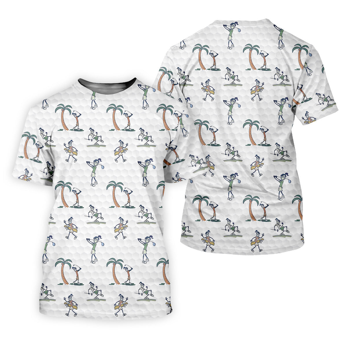 Funny Golfer Gang Golf Shirt Women, Golfer Pose Womens Golf Tops, Cute Golf Outfit, Ladies Golf Shirts SH818